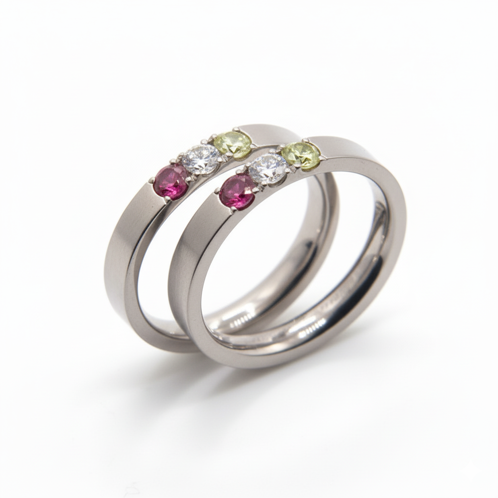 Mother & Daughter Duo Rings view 2