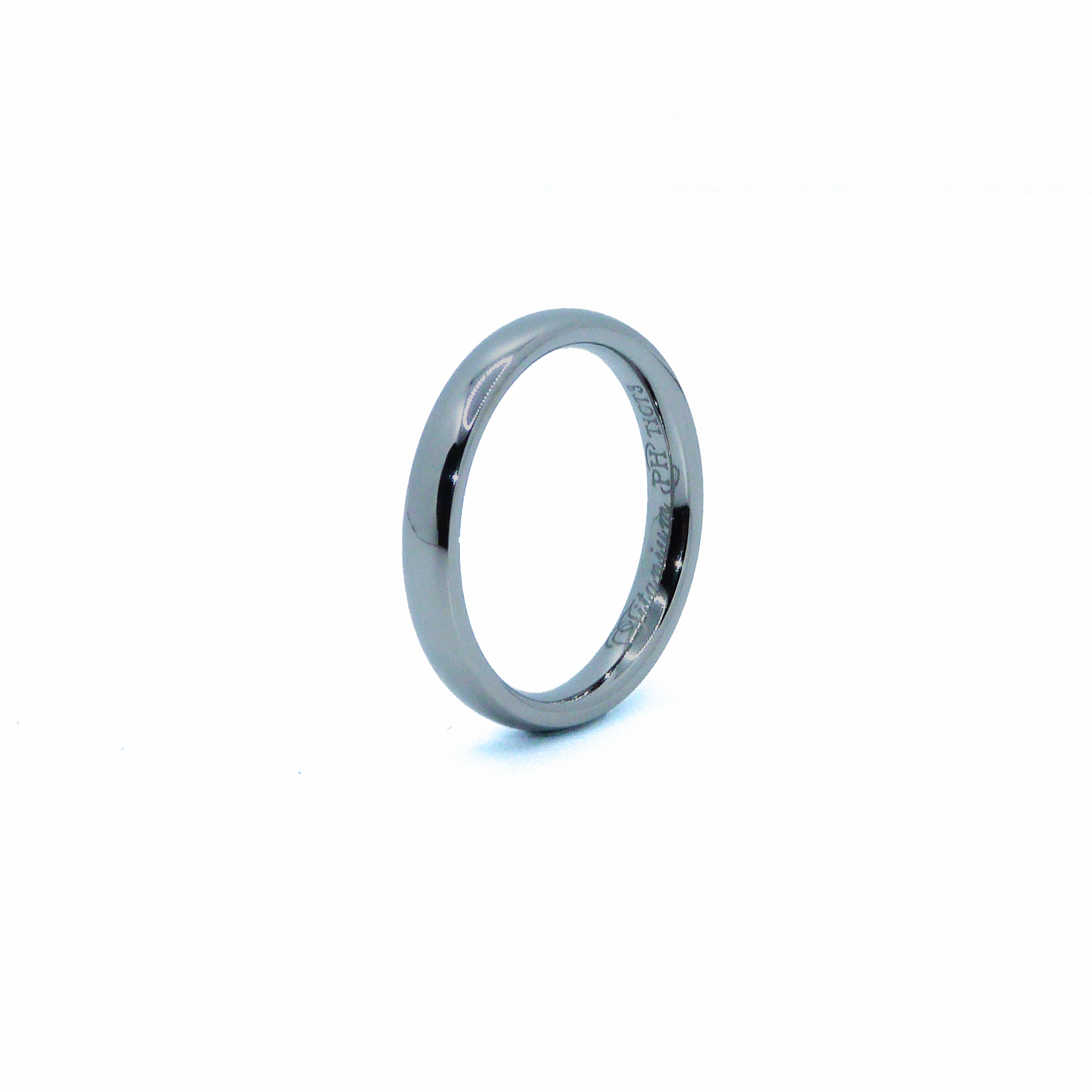 3mm D Shaped Tantalum Ring
