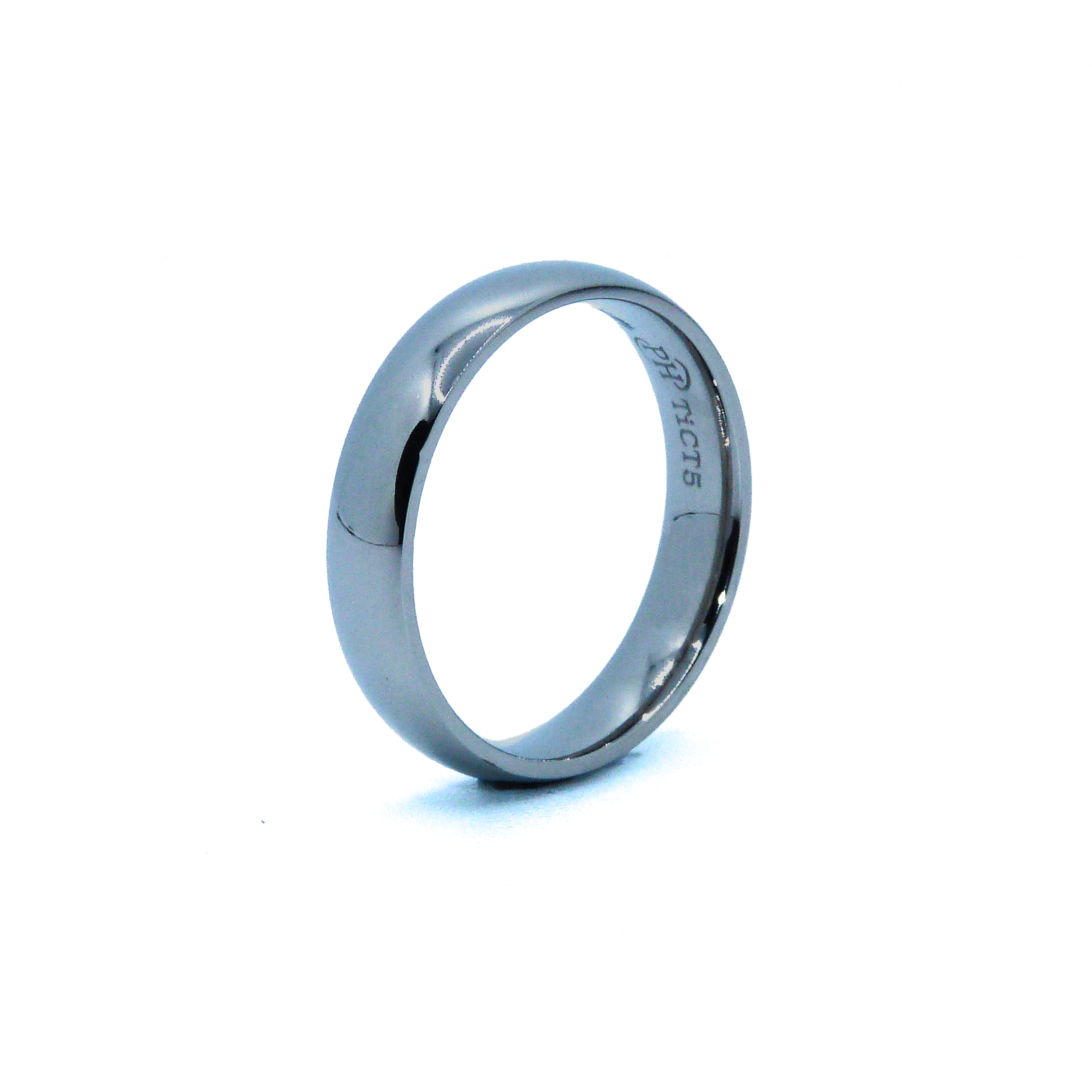 5mm D Shaped Tantalum Ring
