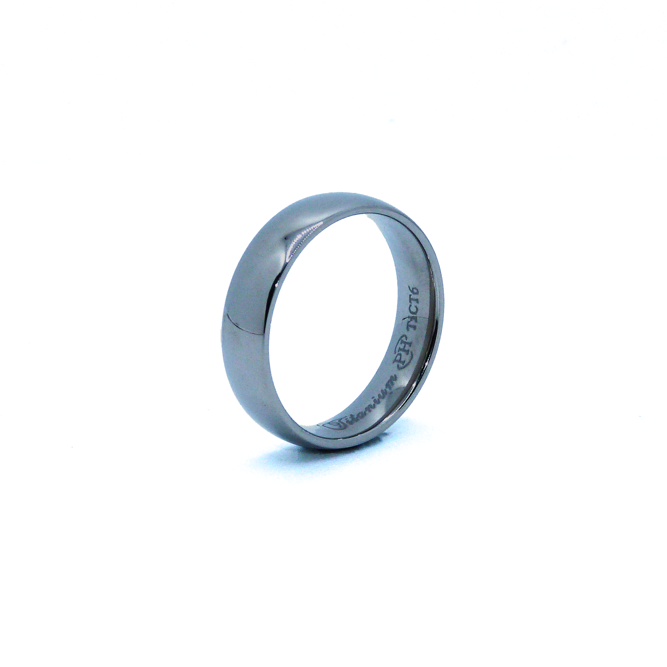6mm D Shaped Tantalum Ring
