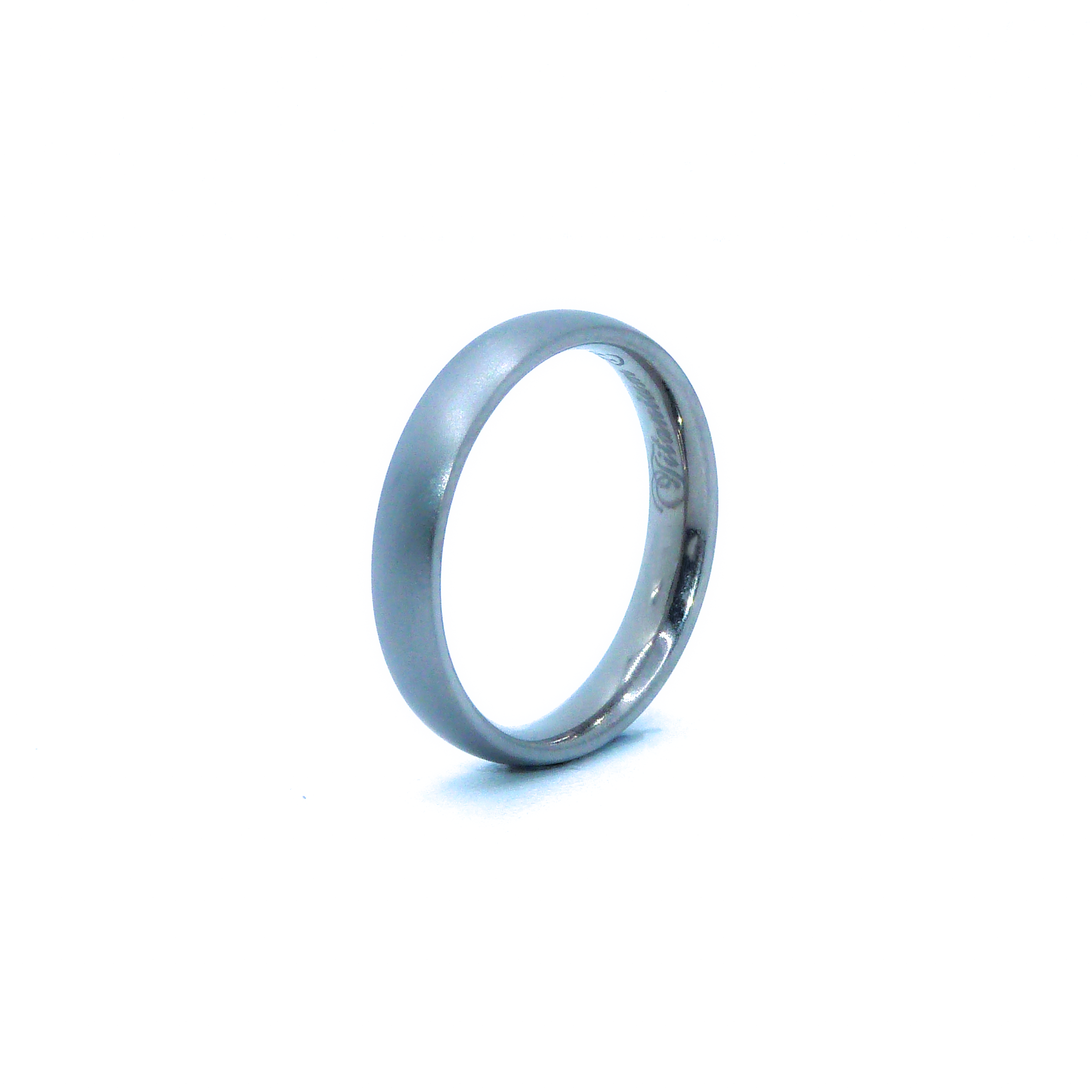 4mm D-shaped Titanium Ring view 2