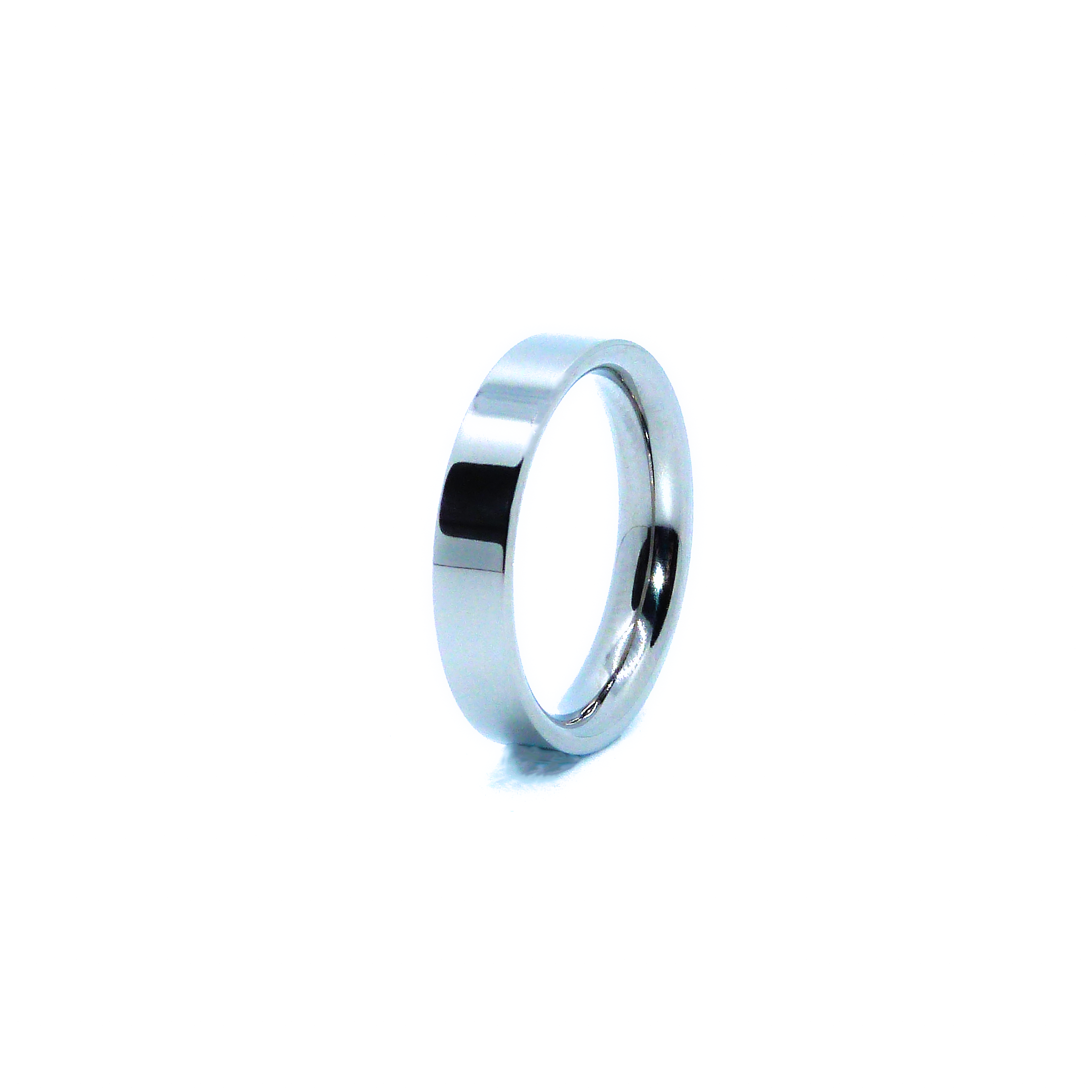 4mm flat-shaped Titanium Ring