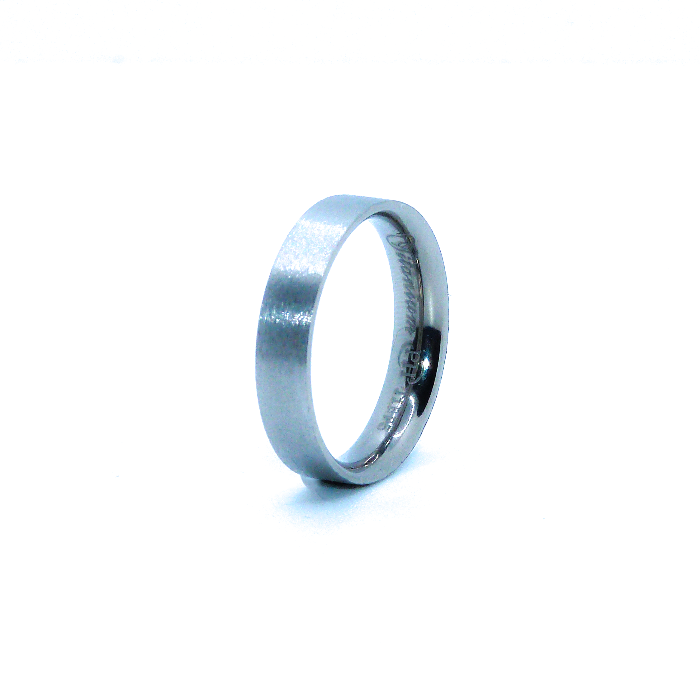 5mm flat-shaped Titanium Ring view 3