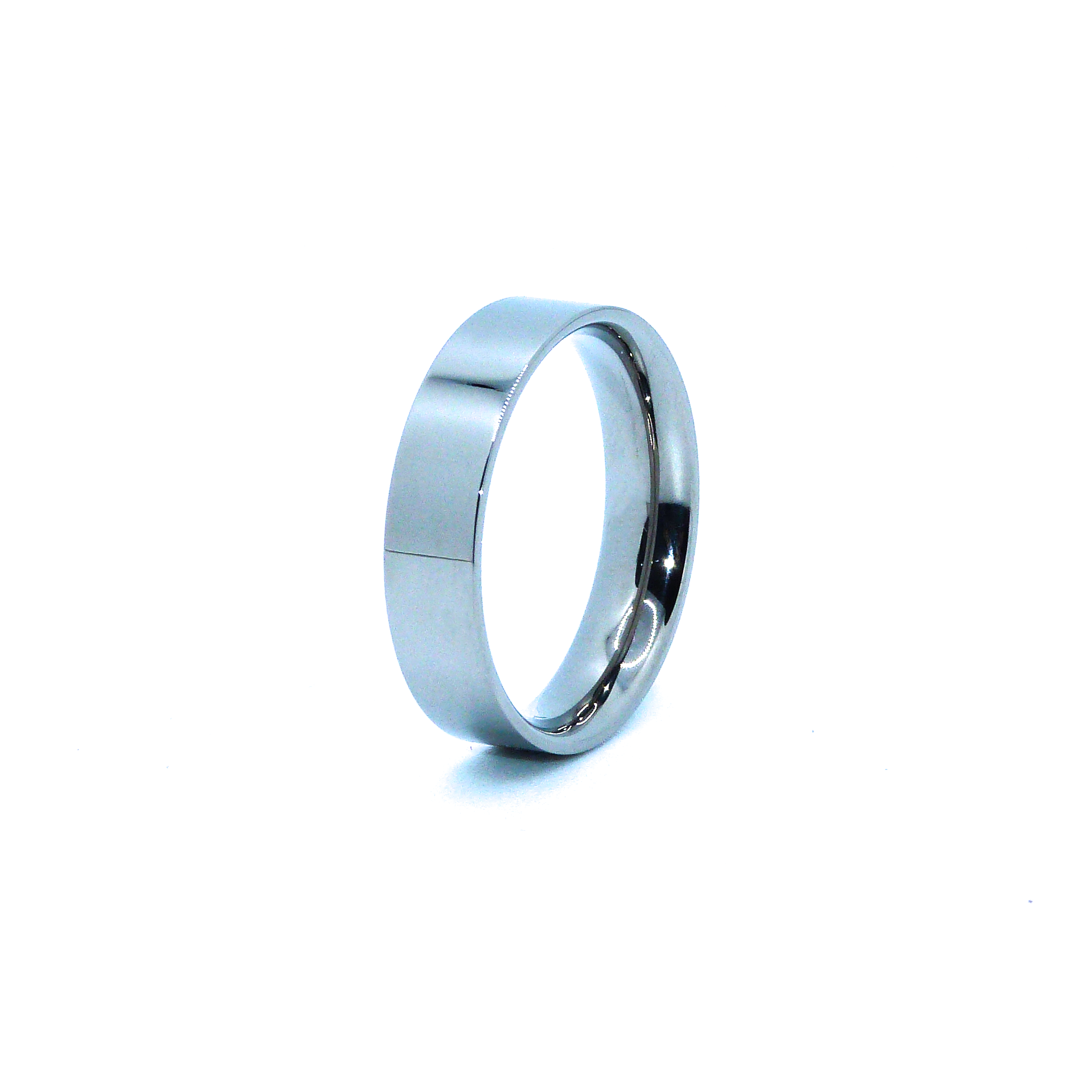 6mm flat-shaped Titanium Ring