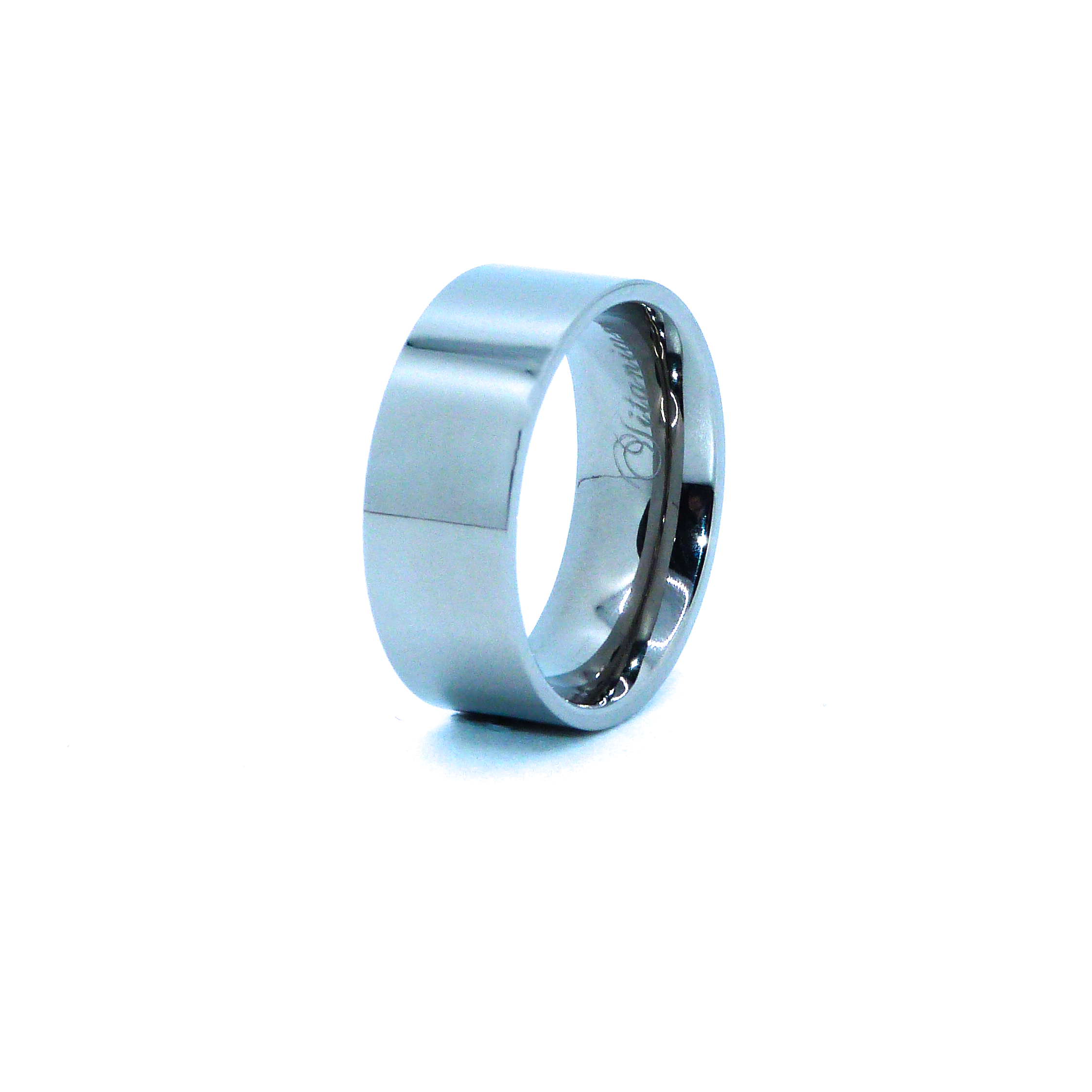 8mm flat-shaped Titanium Ring