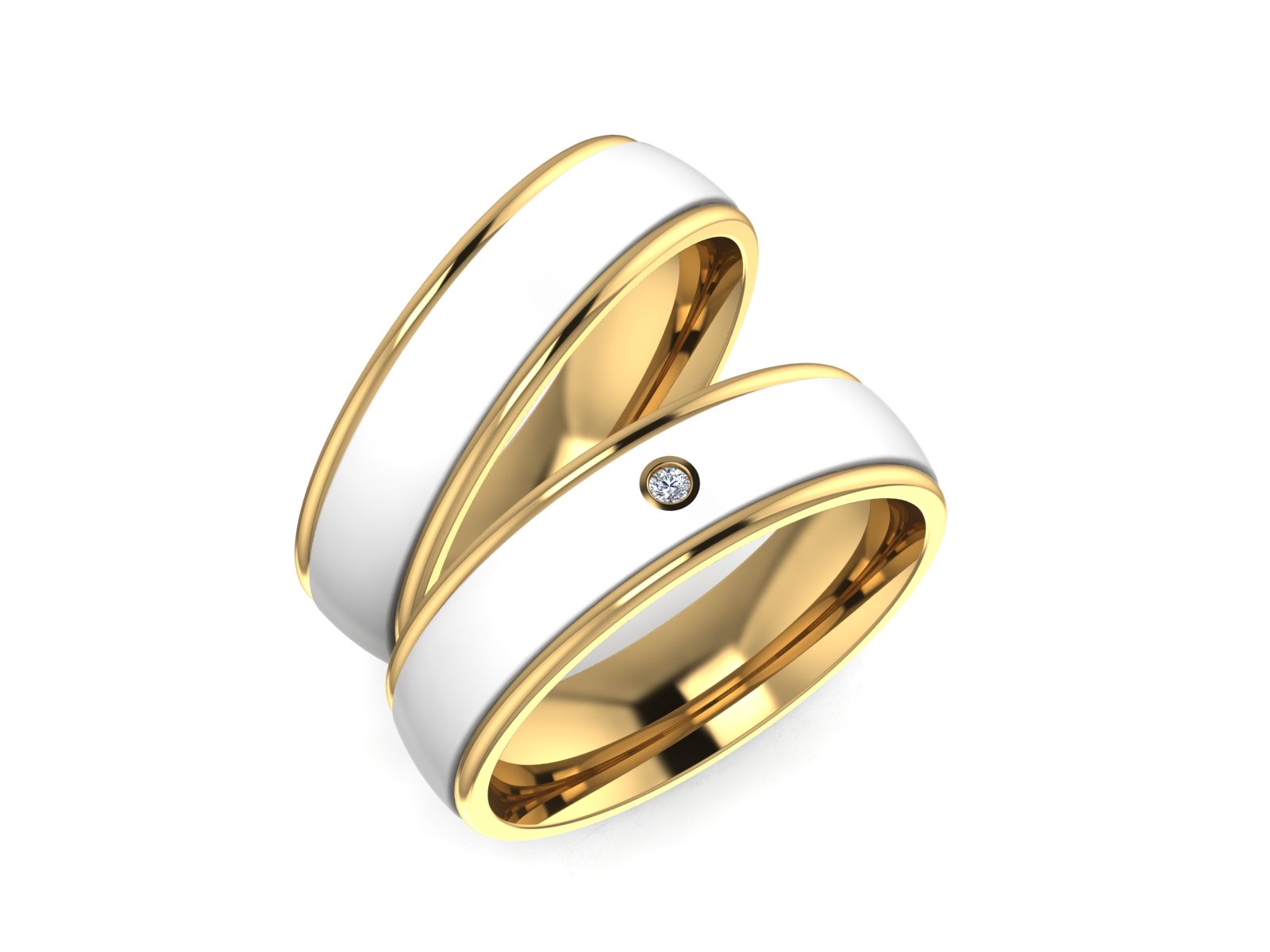 6mm Infusion Titanium-Carbide Gold Candidus Ring