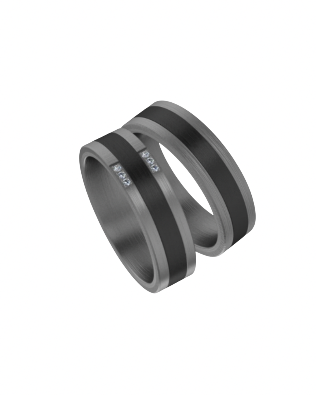 6mm Infusion Titanium - Tantalum Black Zirconium Ring view 2