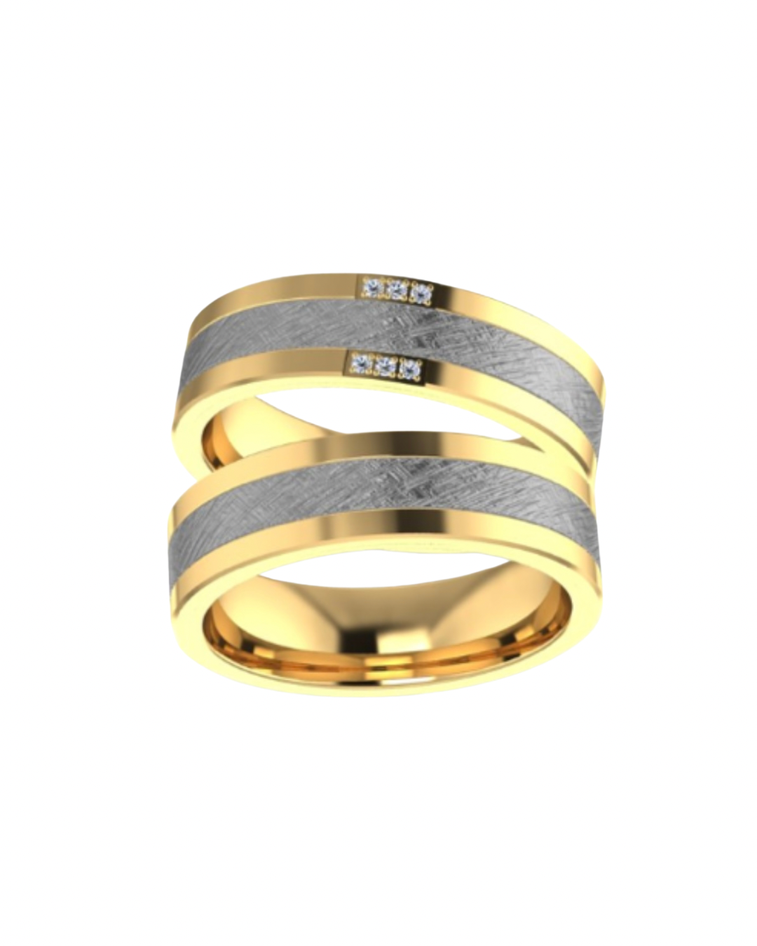 6mm Infusion Titanium-Tantalum Gold Ring