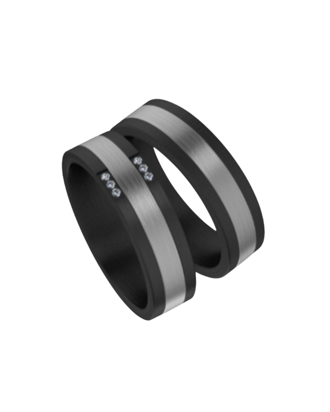 6mm Infusion Titanium-Tantalum Black Zirconium Ring view 3